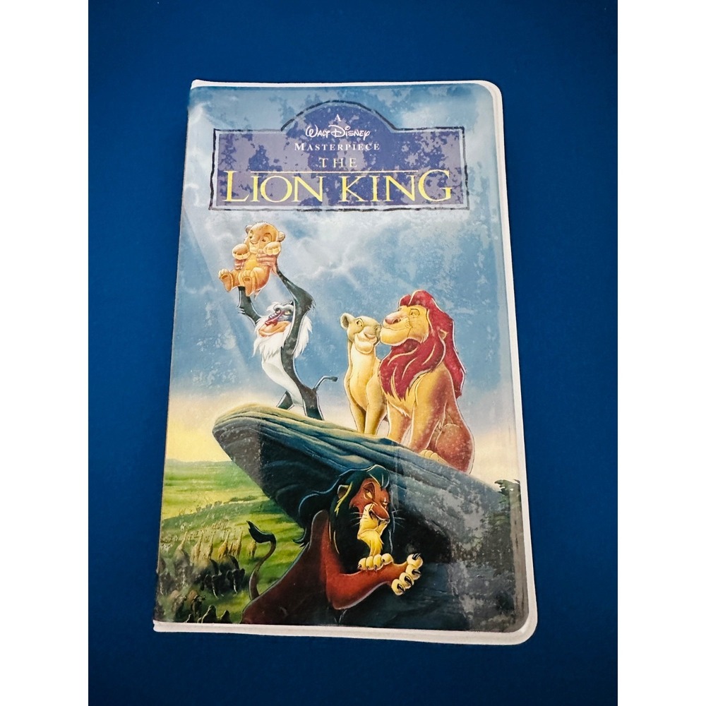 New Vintage Disney Parks VHS Style Notebook Journal The Lion King